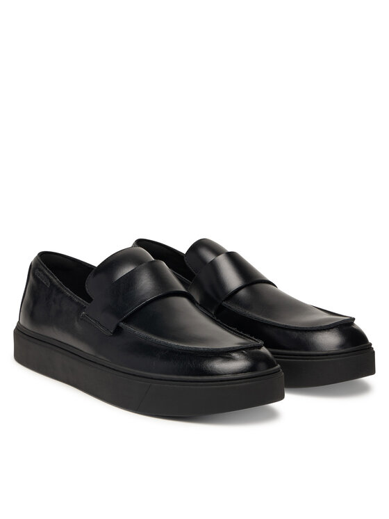 Calvin Klein Calvin Klein Lords Hybrid Clean Cup Loafer Band Lth HM0HM02250 Μαύρο