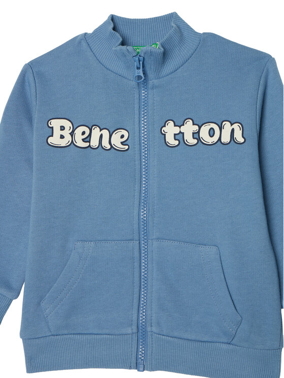 United Colors Of Benetton United Colors Of Benetton Majica dugih rukava 3J70G503M Plava Regular Fit