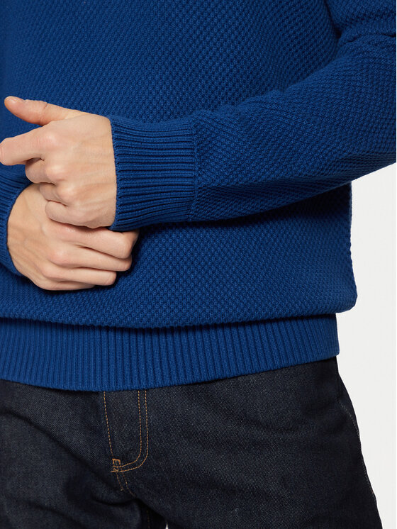 Selected Homme Selected Homme Sweter 16094552 Niebieski Relaxed Fit