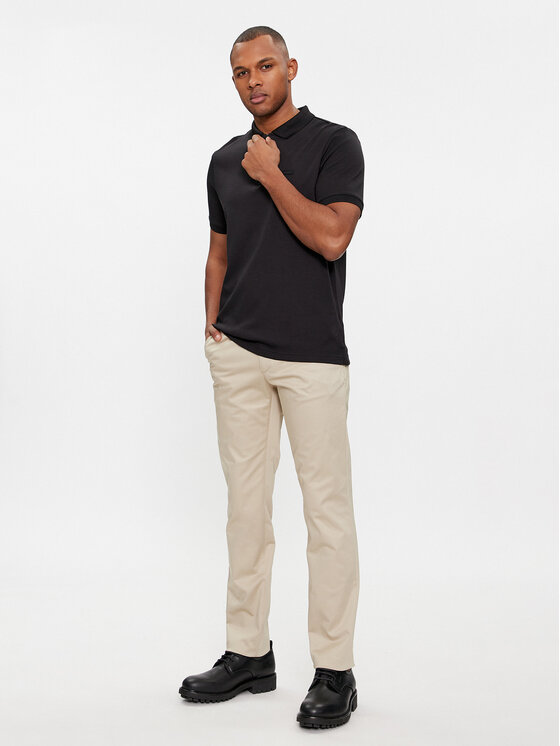 Calvin Klein Calvin Klein Čino bikses K10K110963 Bēšs Slim Fit