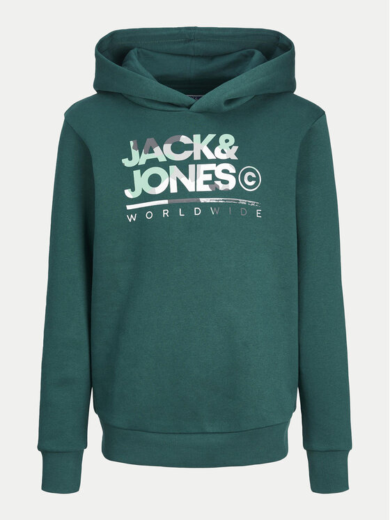 Jack&Jones Junior Majica Dugih Rukava Luke 12259795 Zelena Standard Fit