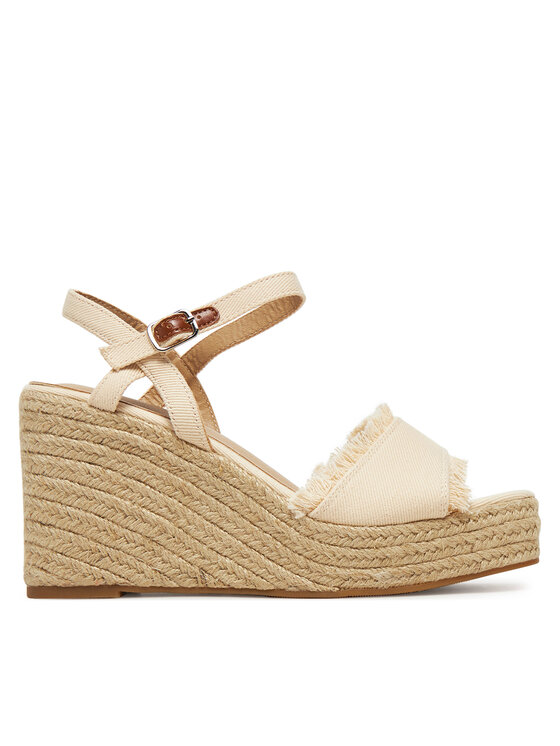 Damskie Espadryle DeeZee, Rozmiar 37, Beżowe, E0822-4A