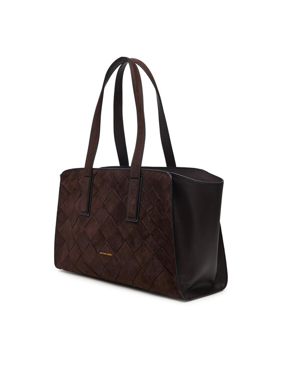 MICHAEL Michael Kors MICHAEL Michael Kors Kabelka Hudson 33F6GHDT3X Tmavě hnědá