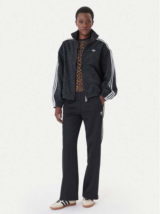 adidas adidas Джинсова куртка Firebird Aop KD8809 Сірий Oversize