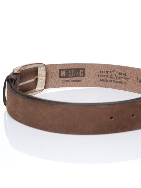 Mustang Mustang Pasek Męski BELT Brązowy