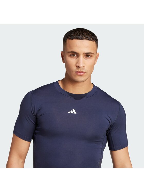 adidas adidas Treniņkrekls TECHFIT Compression Training JX2561 Tumši zils Slim Fit