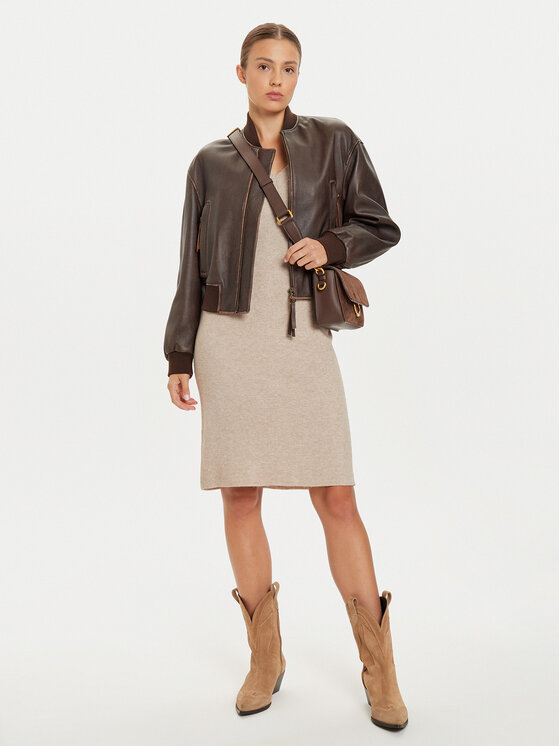 ONLY ONLY Džemper haljina Katia 15312844 Bež Regular Fit