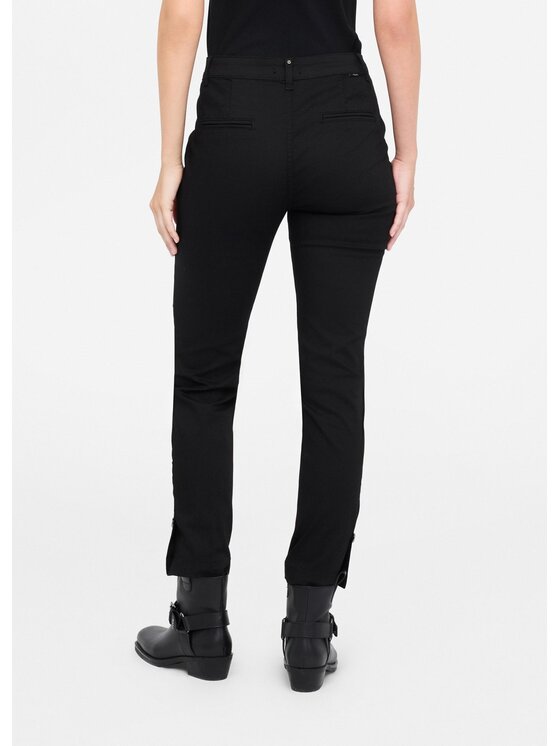 Liu Jo Liu Jo Spodnie materiałowe MF5401T714422222 Czarny Slim Fit