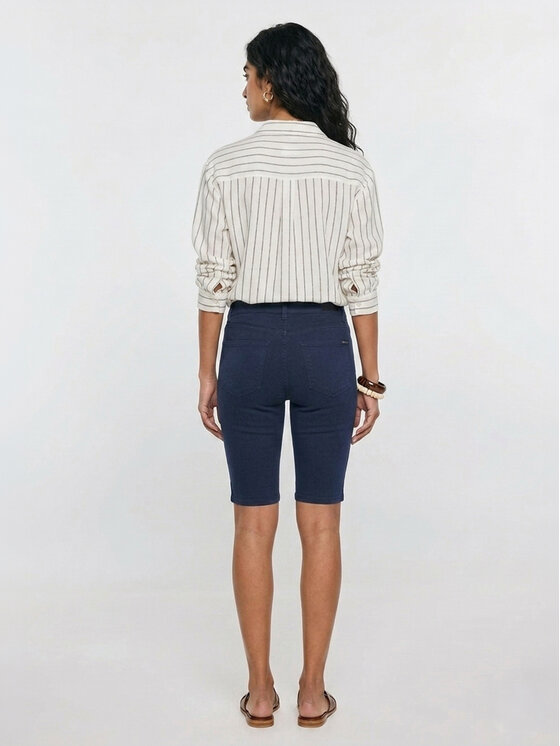 BIG STAR BIG STAR Szorty materiałowe SHIRA Granatowy Skinny Fit