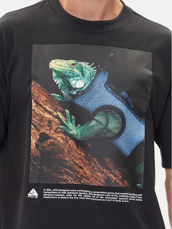 Nike Nike T-krekls Acg HJ0889 Melns Regular Fit