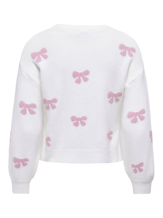 ONLY ONLY Svetr Bora 15360712 Bílá Regular Fit