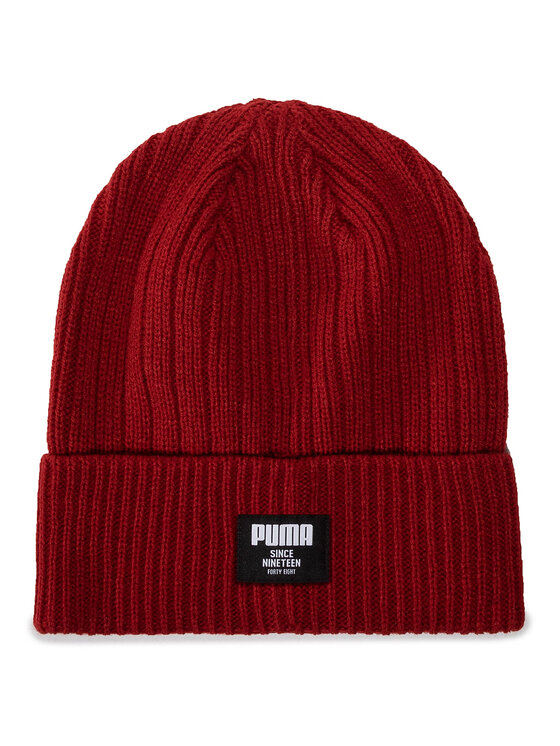 Puma Puma Kapa Ribbed Classic Beanie 022831 04 Bordo rdeča