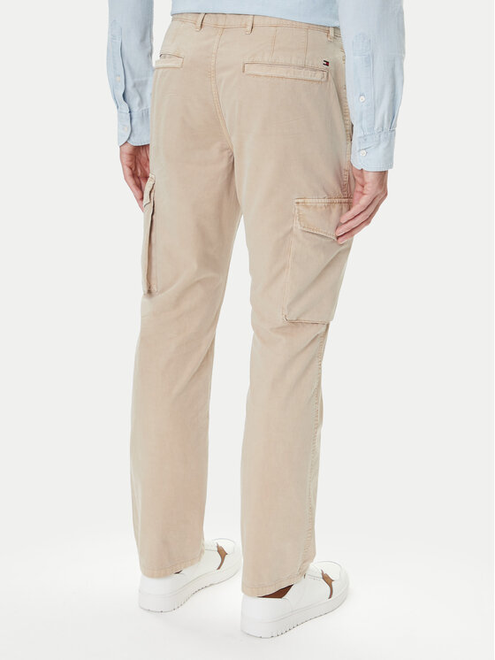 Tommy Hilfiger Tommy Hilfiger Παντελόνι υφασμάτινο Denton MW0MW39695 Μπεζ Straight Fit