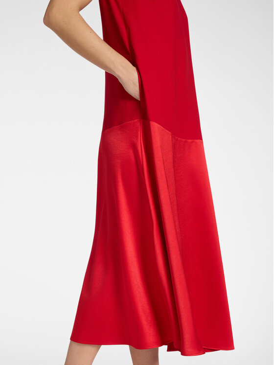 Elena Mirò Elena Mirò Abito da cocktail 7069P000278N016 Rosso A-Line Fit