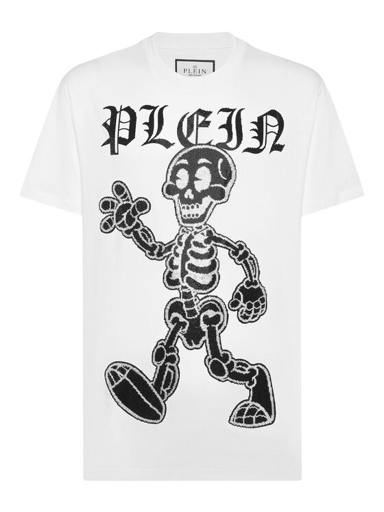 PHILIPP PLEIN PHILIPP PLEIN T-Shirt 15131 Biały Regular Fit