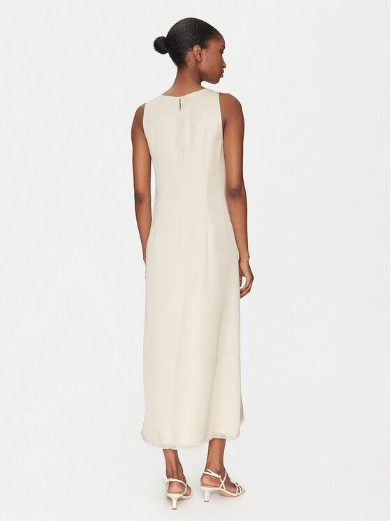 Marella Marella Sukienka letnia Jumcos 2515221111 Beżowy Regular Fit