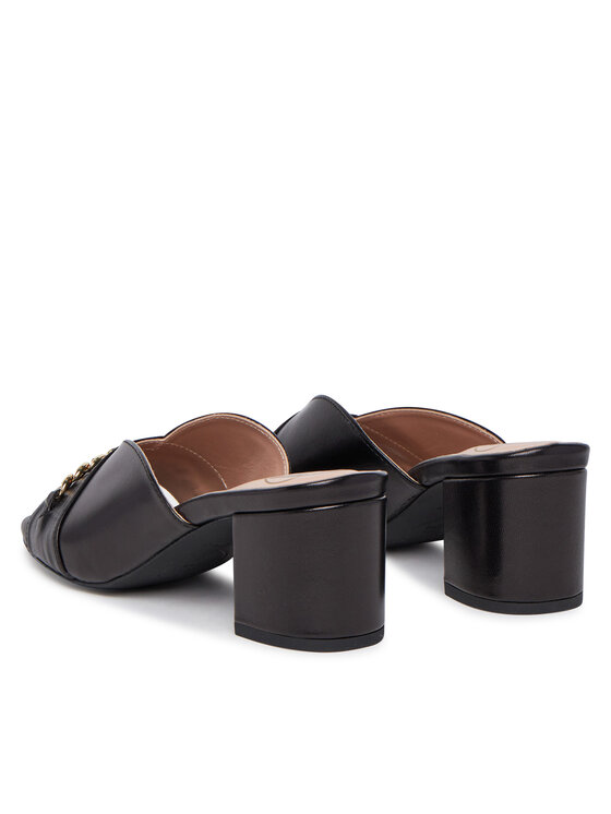LOVE MOSCHINO LOVE MOSCHINO Şlapi JA28475G0MIE0000 Negru