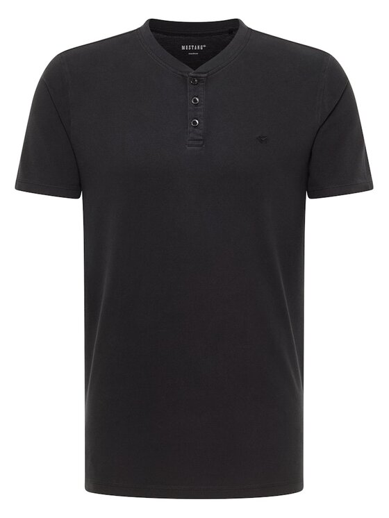 Mustang Mustang T-Shirt Style Austin Czarny Regular Fit
