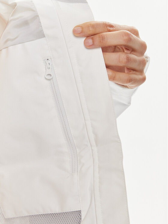 Helly Hansen Helly Hansen Kurtka żeglarska W Crew Hooded Jacket 2.0 34448 Biały Regular Fit