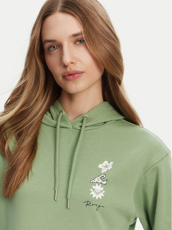 Roxy Roxy Felpa ERJFT04952 Verde