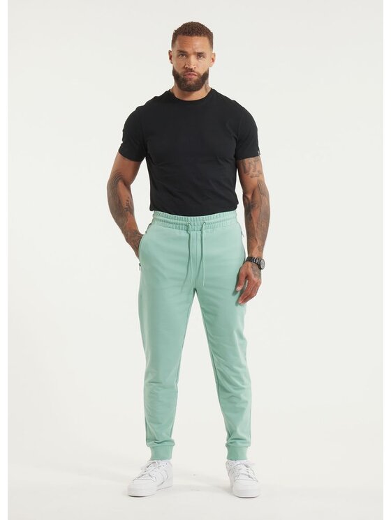 PITBULL PITBULL Spodnie dresowe SMALL LOGO NUGGET Zielony Regular Fit