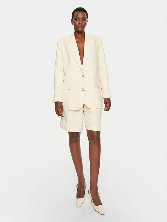 IVY OAK IVY OAK Švarkas Juna IO119055 Écru Oversize