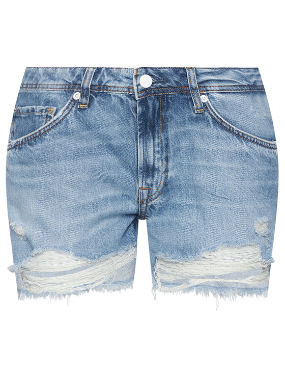 Pepe Jeans Pepe Jeans Szorty jeansowe Trasher Desdtroy PL800941 Niebieski Regular Fit