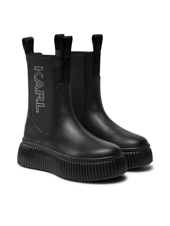 KARL LAGERFELD KARL LAGERFELD Bokacsizma KL42343 Fekete