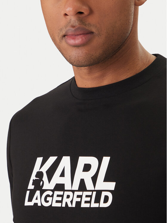 KARL LAGERFELD KARL LAGERFELD T-Shirt 755780 500235 Černá Regular Fit