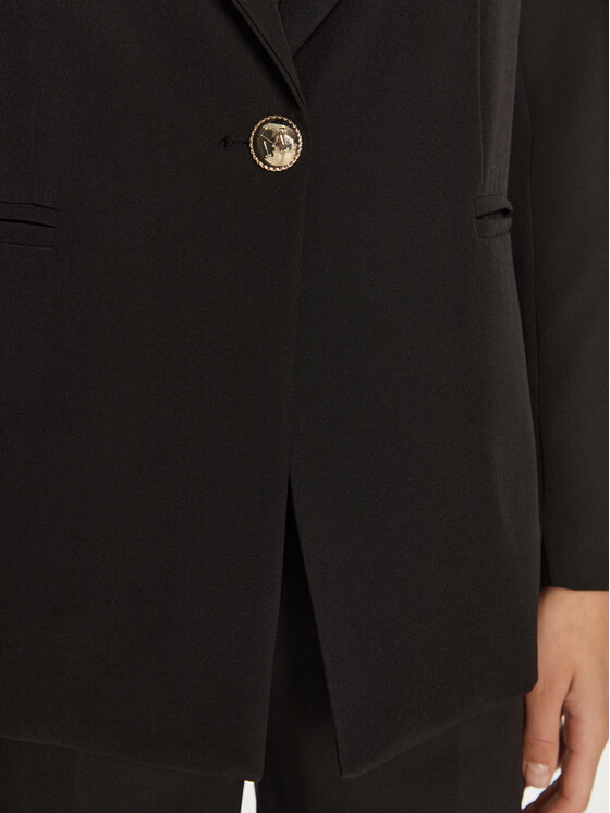 Maryley Maryley Marynarka 24IB187/M05/43NE Czarny Regular Fit