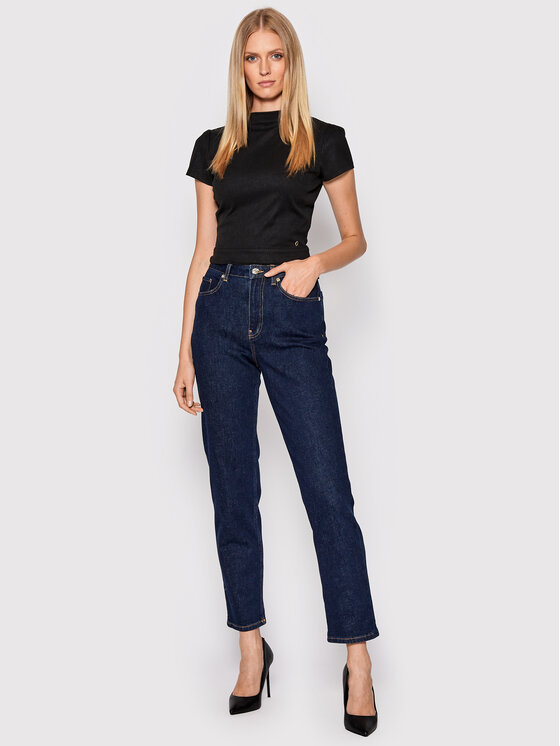 Blusa W2GP25 KAEV0 Nero Regular Fit