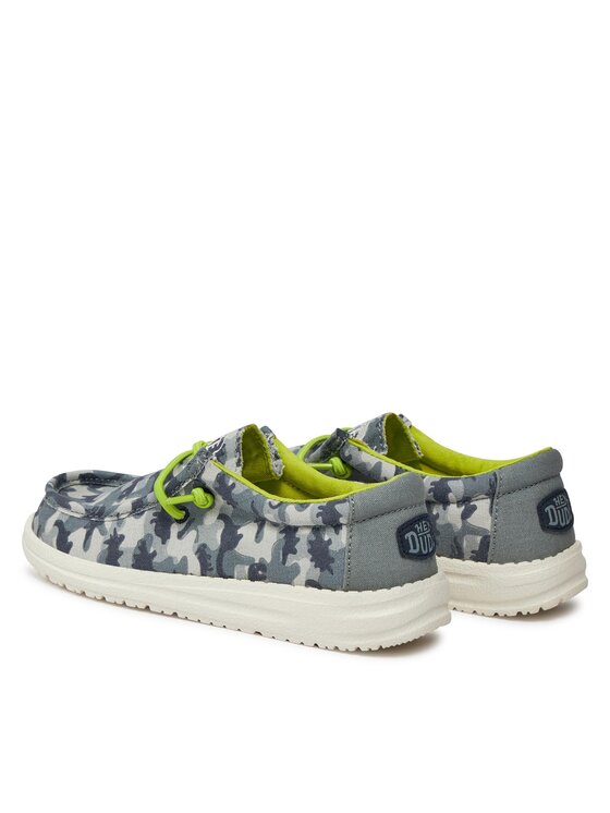 Hey Dude Hey Dude Мокасини Wally Youth Camodino 40043-425 Сив
