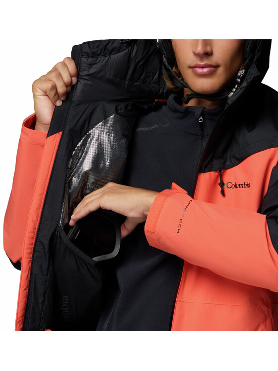 Columbia Columbia Kurtka narciarska 211394 Pomarańczowy Regular Fit