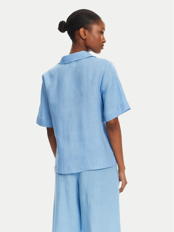 Marella Marella Blusa Nave 2515111032 Celeste Regular Fit