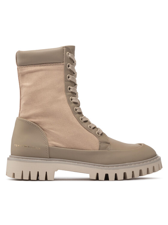Tommy Hilfiger Tommy Hilfiger Traperid Th Casual Lace Up Boot FW0FW06549 Beež