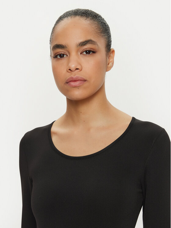 Ysabel Mora Ysabel Mora Bielizna termoaktywna górna 70016 Czarny Slim Fit