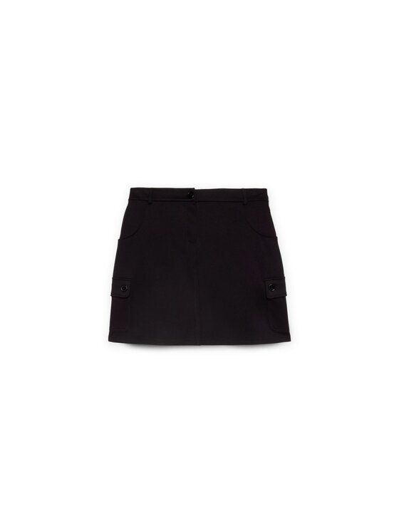 Fiorella Rubino Fiorella Rubino Spódnica mini 1207T000359N033 Czarny Regular Fit