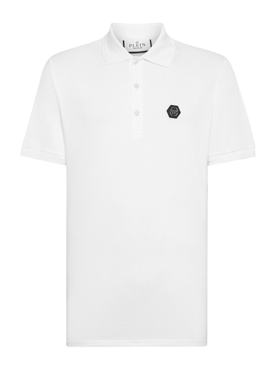 PHILIPP PLEIN PHILIPP PLEIN Polo 19461 Bianco Slim Fit