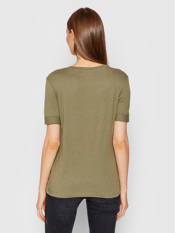 T-shirt Maider W1BI08 K46D1 Verde Relaxed Fit