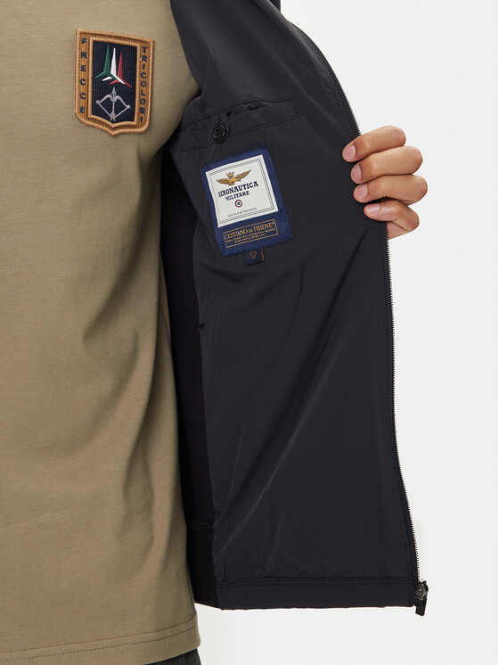 Aeronautica Militare Aeronautica Militare Prijelazna jakna 252AF0514UF00559 Crna Regular Fit