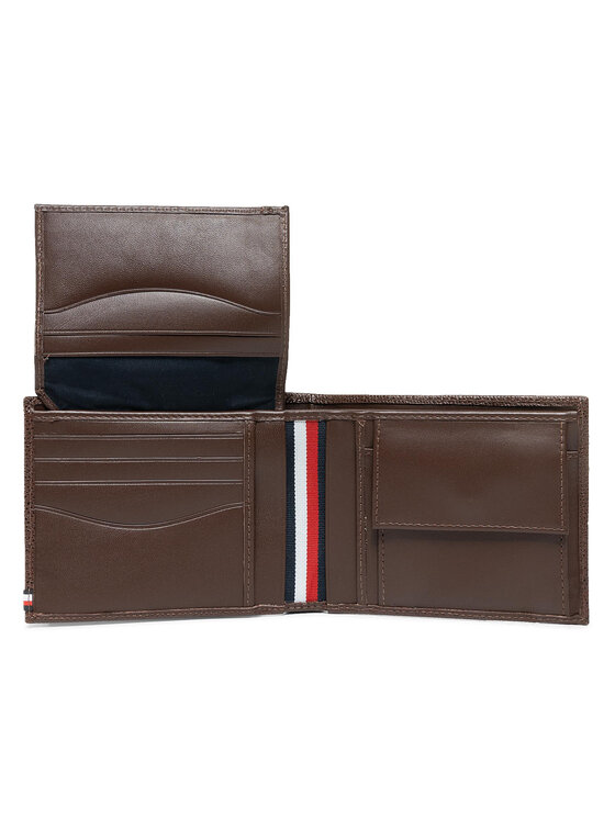 Tommy Hilfiger Tommy Hilfiger Duży Portfel Męski Business Cc Flap And Coin AM0AM06729 Brązowy