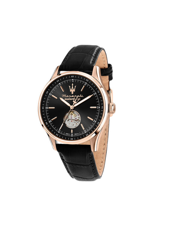 Ceas Maserati Sorpasso Open Heart Automatic R8821124001 Negru