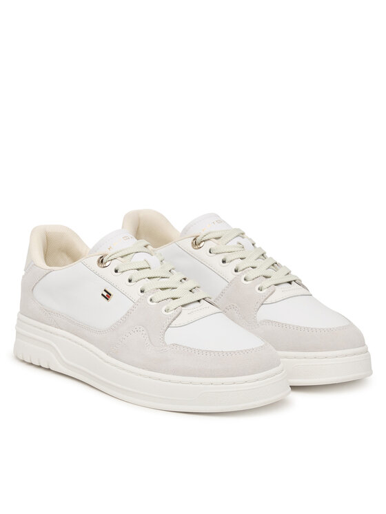 Tommy Hilfiger Tommy Hilfiger Sneakersy Court FW0FW09177 Bílá