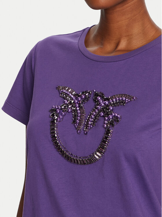 PINKO PINKO Tricou Quentin 100535 A2RN Violet Regular Fit