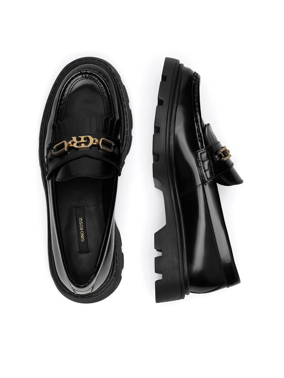 GINO ROSSI GINO ROSSI Loafersy MALA-115991 Czarny