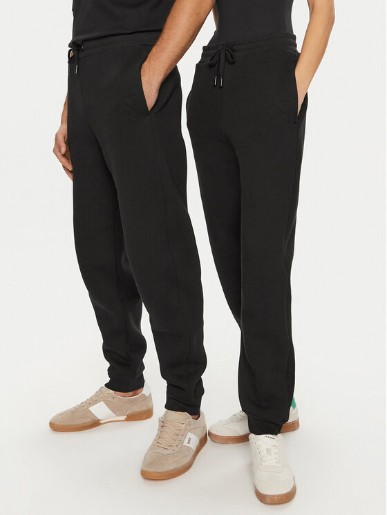 AMI PARIS AMI PARIS Melegítő alsó UTR237.749 Fekete Relaxed Fit