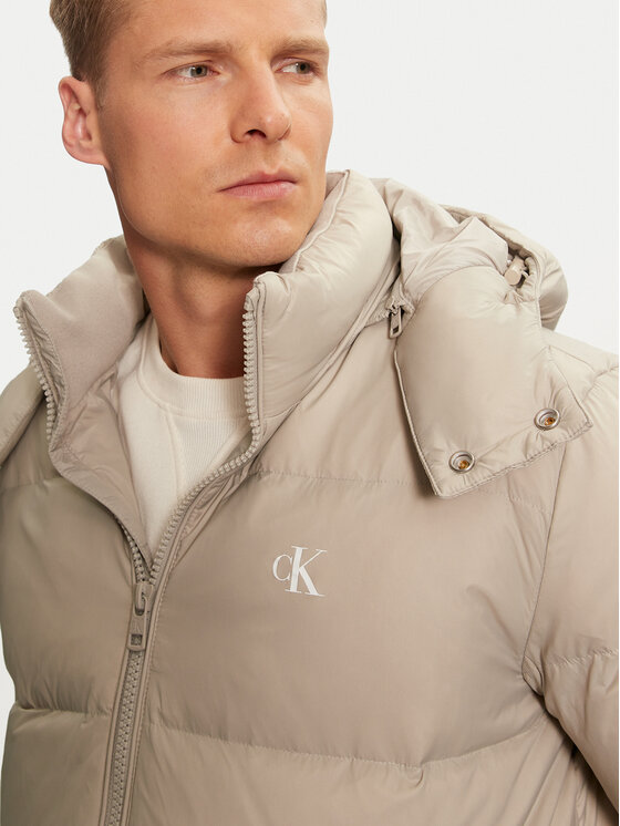 Calvin Klein Jeans Doudoune Essentials J30J325946 Beige Regular Fit Modivo