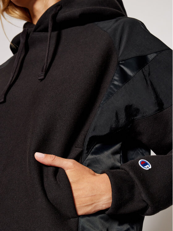 Felpa Reverse Weave 114188 Nero Custom Fit