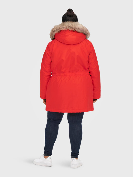 Parka Irena 15185999 Rosso Regular Fit