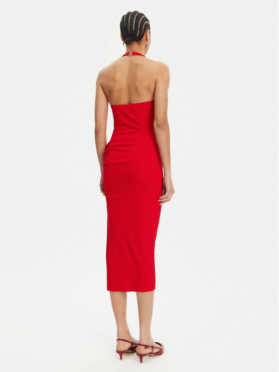 JACQUEMUS JACQUEMUS Sukienka koktajlowa 25E251DR232-1026 Czerwony Regular Fit